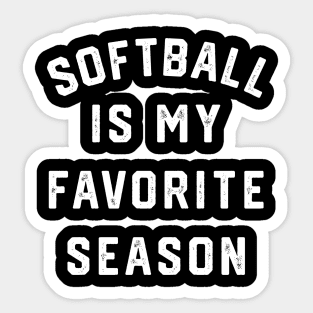 Softball Sticker